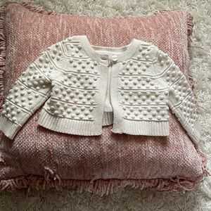 Gap baby ivory cardigan